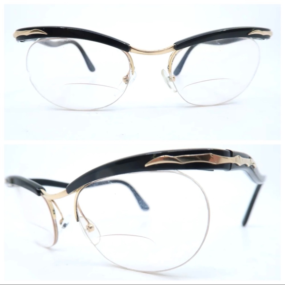 Vintage 1960s Gold Filled Essel Eyeglasses/ Frames, Nylor Supra, France View 2